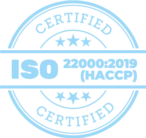 логотип сертифікату ISO 22000 Система управління безпекою харчових продуктів